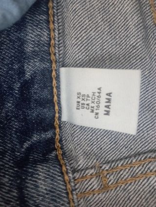 Pantalón vaquero HM premamá talla XS