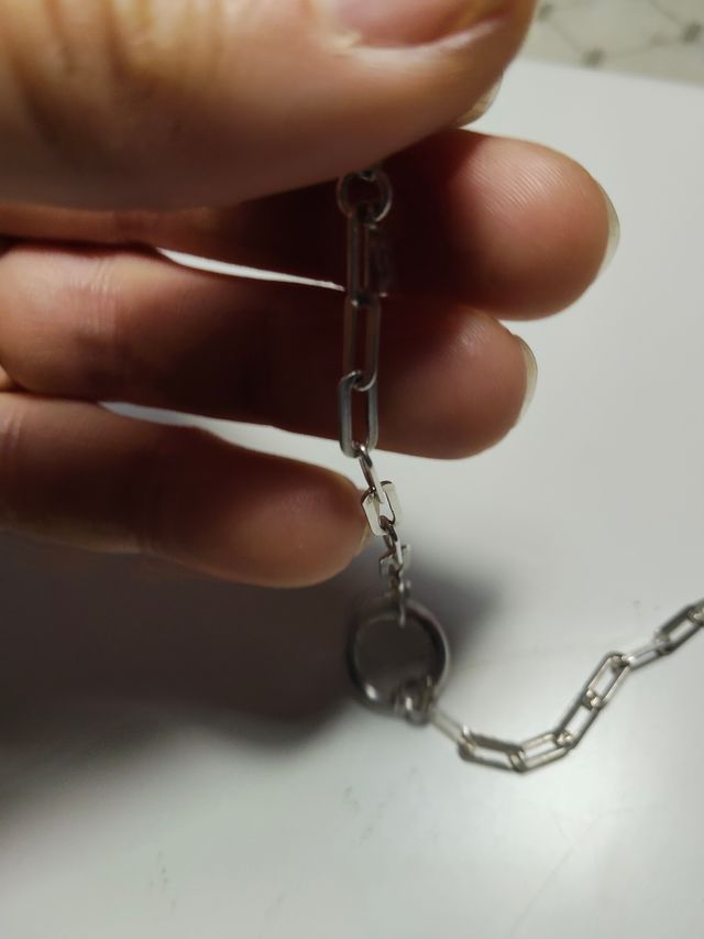 Pulsera de plata de ley