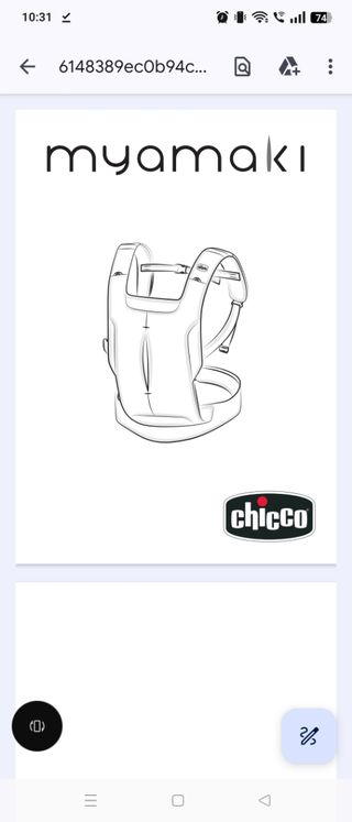 Marsupio mochila chicco