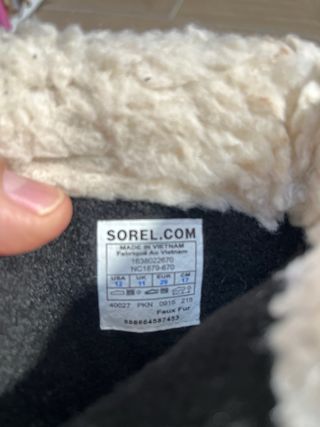 SOREL KIDS Botas de nieve Yoot Pac talla 29