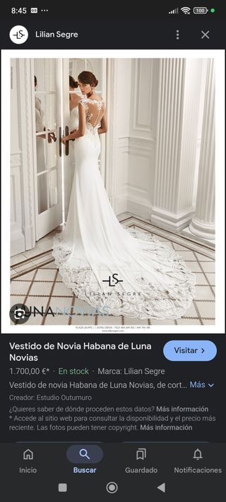 Vestido de novia - nuevo 