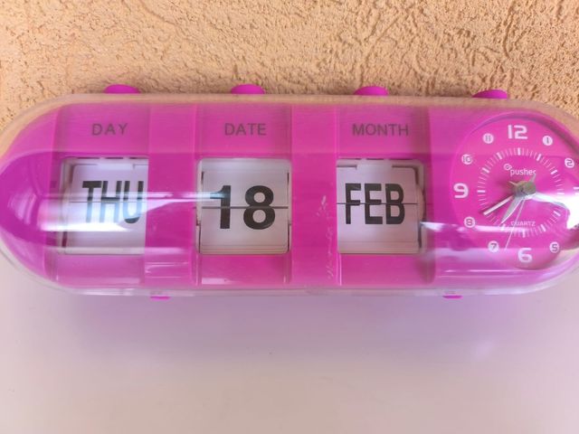 Calendario perpetuo Betty Boop e sveglia