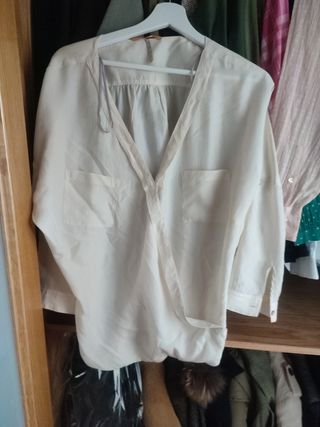 Blusa seda Boss
