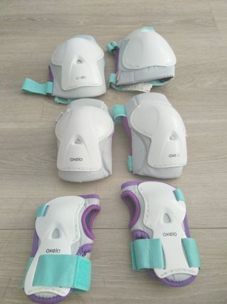 Protecciones patín decathlon infantil