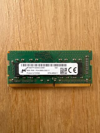 Memoria sdram 8gb portatil.
