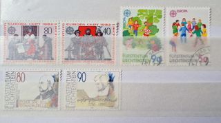 Sellos usados de distintos paises europeos 1