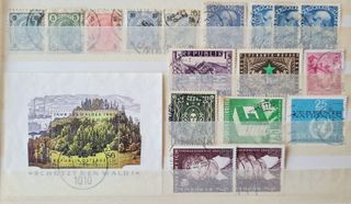 Sellos usados de distintos paises europeos 1