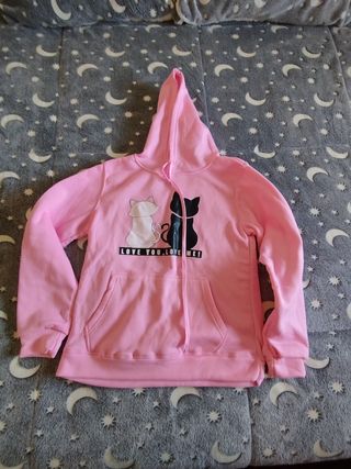 SUDADERA ROSA