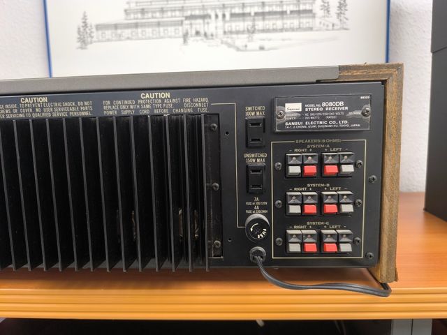 Receiver Sansui 8080DB