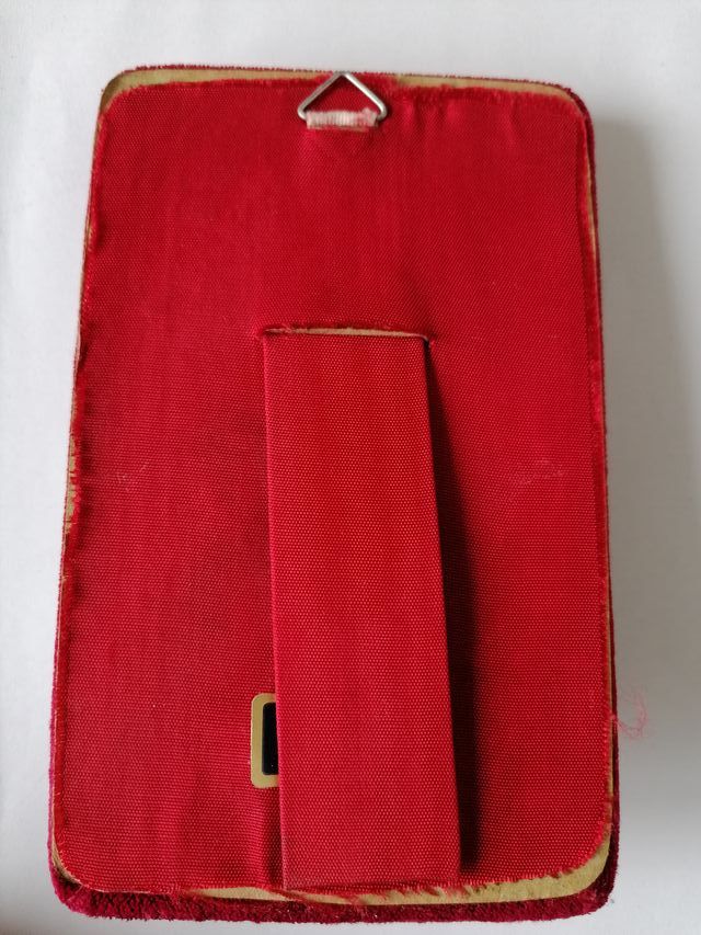 ICONA IN PELTRO MADONNA DI MONTE BERICO SU VELLUTO