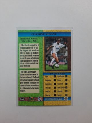 Carta de Futbol Zidane