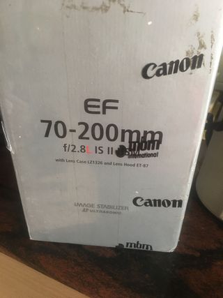 Canon EF 70/200 mm  f/2.8 L IS Ii USM