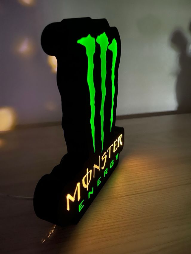 Lampada Monster Energy