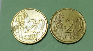Lotto 313 coppia monete greche 
