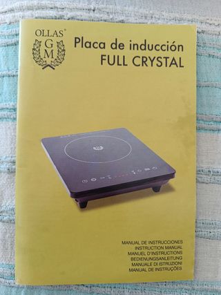 Placa de inducción portatil