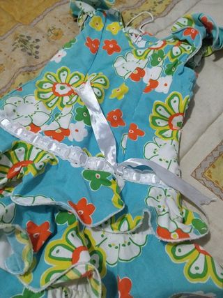 Traje flamenca corto niña