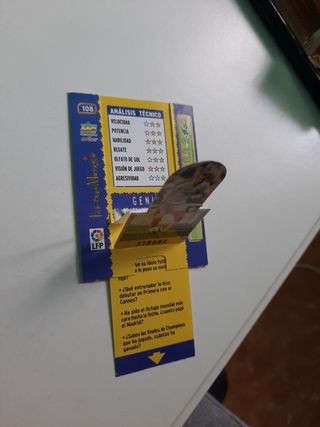 Carta de Futbol Zidane