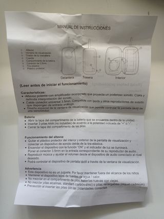 Altavoz portátil