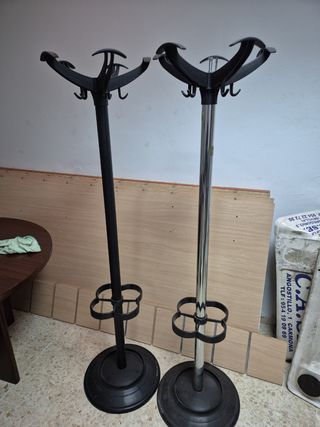 Pareja de perchero y paragüero