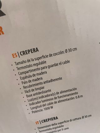 Crepera Tristar Por estrenar