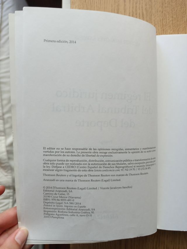 El régimen jurídico del Tribunal Arbitral del Deporte