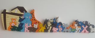 Puzzle abecedario inglés animales