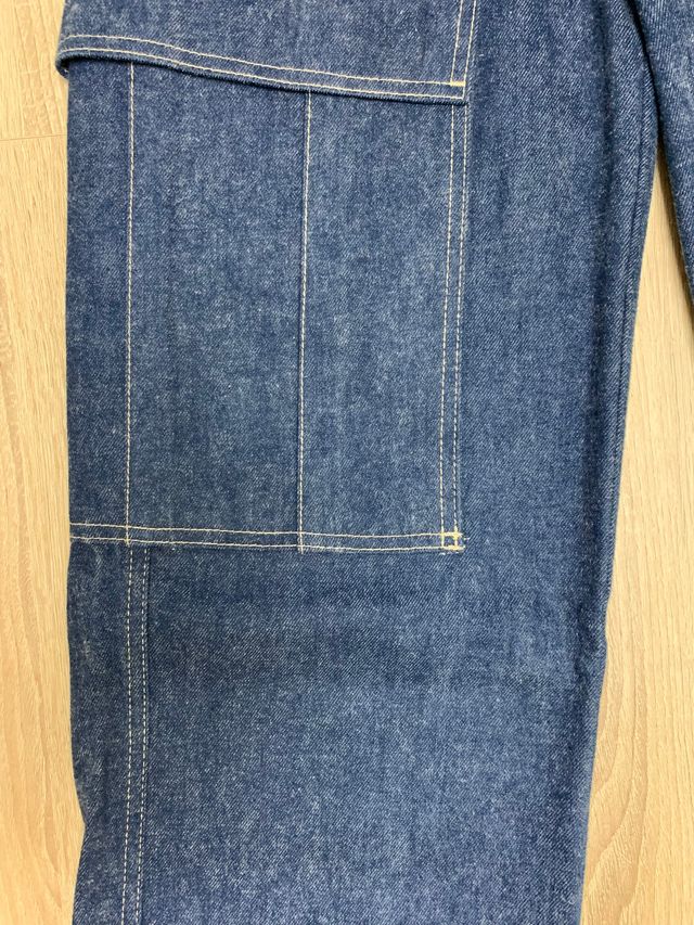 Denim Zara oversize baggy azul (T. 36EU)