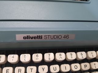 macchina da scrivere olivetti studio 46