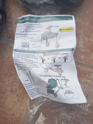 Patinete para carrito