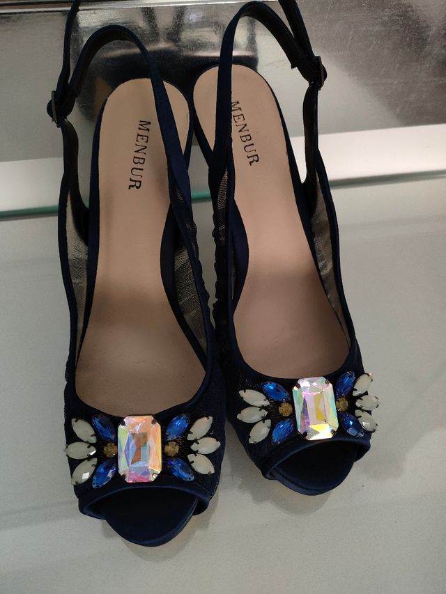 Sandalias tacon Menbur