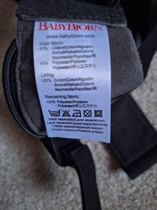 Portabebé mochila 