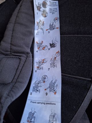 Portabebé mochila 