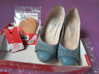ZAPATOS MUJER DE TACÓN AZUL XTI