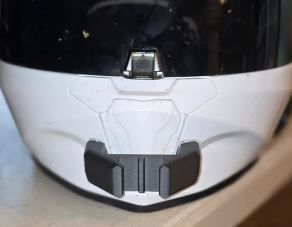 Soporte gopro barbilla casco motos