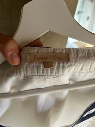 Abitino bianco e blu