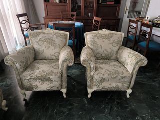 Sofas tresillo modernista. Antigüedad. Urge vender