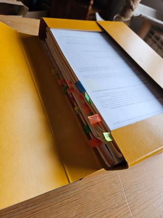 3 Cajas-carpeta con gomas