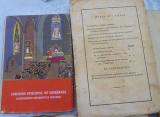 Libros religiosos religión catecismos 1933-1960