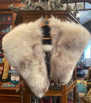 Ampio collo in pellicia di volpe /large fox fur neck  