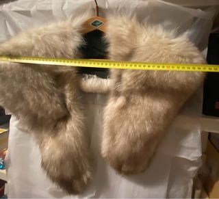 Ampio collo in pellicia di volpe /large fox fur neck  