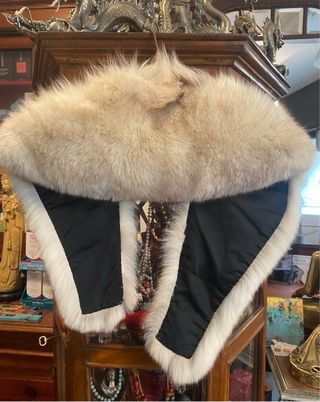 Ampio collo in pellicia di volpe /large fox fur neck  