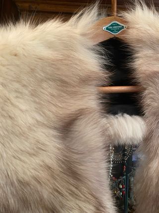 Ampio collo in pellicia di volpe /large fox fur neck  