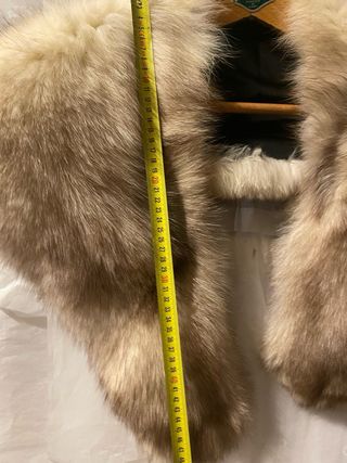 Ampio collo in pellicia di volpe /large fox fur neck  
