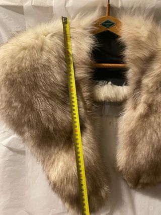 Ampio collo in pellicia di volpe /large fox fur neck  