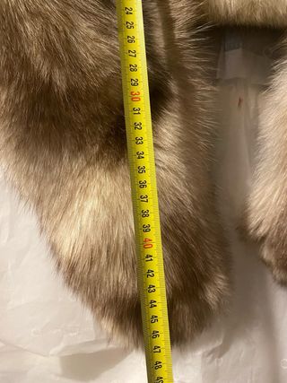 Ampio collo in pellicia di volpe /large fox fur neck  