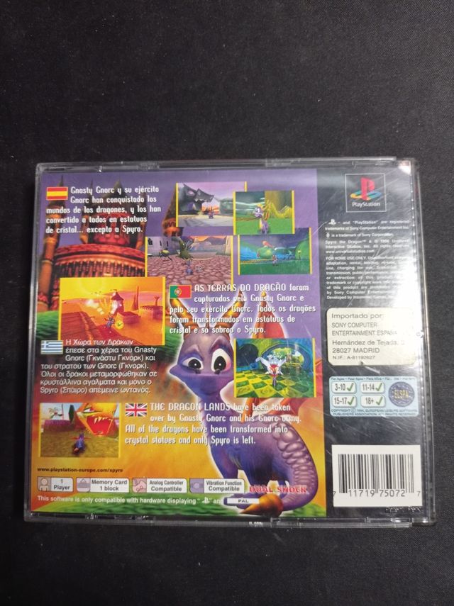 Spyro The Dragon Ps1 original