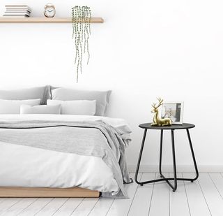 Mesa auxiliar metálica exterior