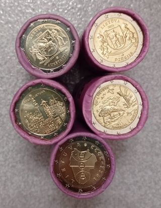 Lituania 2 euros varios años