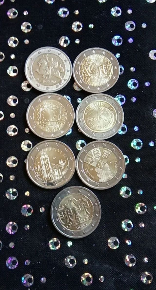 Lituania 2 euros varios años