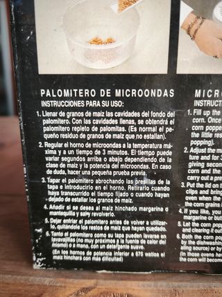 Palomitero microondas